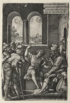 Georg Pencz German Prints: The Story of Joseph: Joseph Recounting his Dreams to his Father