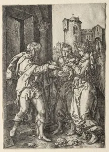 Heinrich Aldegrever German Prints: The Story of Lot, 1555. Creator: Heinrich Aldegrever (German, 1502-1555 / 61)