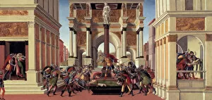 The Story of Lucretia, 1500. Artist: Botticelli, Sandro (1445-1510)