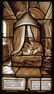 Apuleius Prints: The Story of Psyche (Stained glass window), 1441-1444. Artist: French master