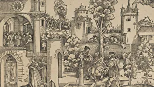 Hans Schäufelein Prints: The Story of Susanna, 1536. Creator: Hans Schaufelein the Elder