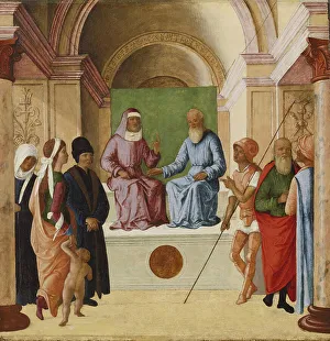 Babylonia Prints: The Story of Susanna: The Elders as Judges, c1488-90. Creator: Lorenzo Costa