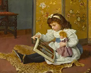 Childhood Collection: Story Time. Artist: Haigh-Wood, Charles (1856-1927)
