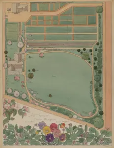 Richards Virginia Prints: Stoughton Estate, c. 1936. Creator: Virginia Richards