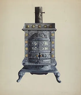 Einar Heiberg Prints: Stove, c. 1937. Creator: Einar Heiberg
