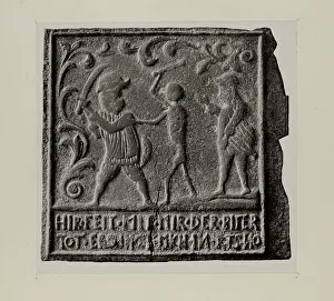 Stove Plate, 1935/1942. Creator: Charles Von Urban
