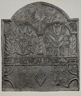 Iron Work Prints: Stove Plate, 1935/1942. Creator: Charles Von Urban