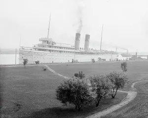 Str. North West at Sault Ste. Marie, Mich. between 1900 and 1910. Creator: Unknown