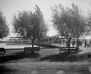 Sidewheeler Prints: Str. Tashmoo at Tashmoo Park, St