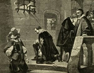 Paul Delaroche Gallery: Strafford Going to Execution, 1641, 1881. Creator: Unknown