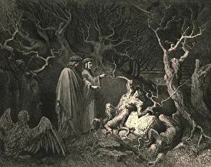 Misery Prints: And straight the trunk exclaim d, Why pluck st thou me?, c1890. Creator