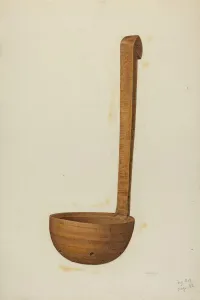 Strainer Prints: Strainer, c. 1941. Creator: Isidore Danziger