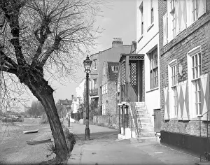 Streetlighting Prints: Strand-on-the-Green, London, c1955. Creator: Arthur Charles Kirby Ware