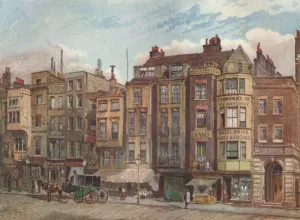 E Beresford Chancellor Prints: The Strand, Opposite The Law Courts