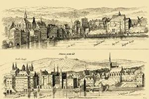 Strand Gallery: The Strand from the Thames, Sixteenth Century, (1881). Creator: Unknown