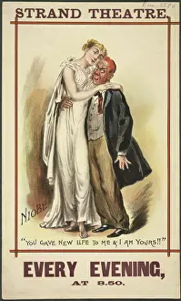 Ephemera Prints: Strand Theatre, 1892. Creator: Unknown