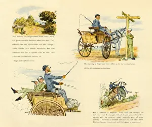 The Strange Adventures of a Dog-Cart, 1888, (1946). Creator: Randolph Caldecott