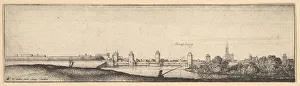 Strasbourg Alsace France Prints: Strasbourg, 1642-44. Creator: Wenceslaus Hollar