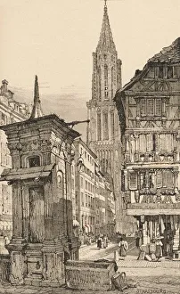 Prout Prints: Strasbourg, c1820 (1915). Artist: Samuel Prout