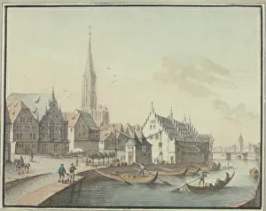 Docks Prints: The Strasbourg Crane. Creator: Johann Caspar Zehender