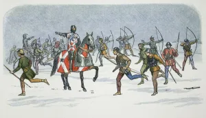 James William Edmund Gallery: Strategem of Lord Fauconberg at the Battle of Towton, Yorkshire, 1461 (1864). Artist