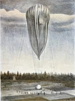 Balloonist Collection: The Stratosphere Balloon, 1935. Creator: Yung, Vladimir Grigoryevich (1889-1942)