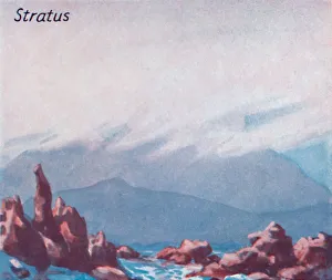 Stratus - A Dozen of the Principal Cloud Forms In The Sky, 1935 Stratus - A Dozen of the Principal Cloud Forms In The Sky, 1935
