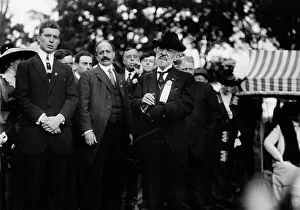 Garden Party Prints: Straus, L.L. Bonheur, O. Straus, 1912. Creator: Bain News Service