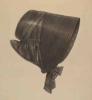 Straw Bonnet, c. 1938. Creator: Francis Law Durand
