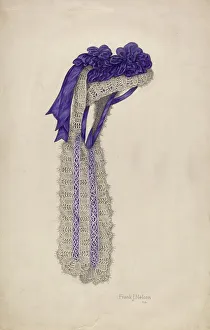 Straw Bonnet, c. 1938. Creator: Frank Nelson