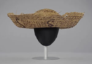 Activism Collection: Straw sombrero hat associated with Civil Rights campaign, Camden, Alabama, 1971-1972