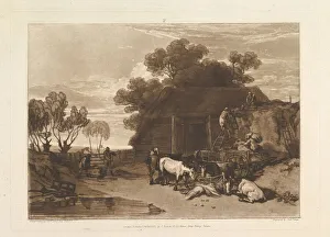 Straw Prints: The Straw Yard (Liber Studiorum, part II, plate 7), February 20, 1808