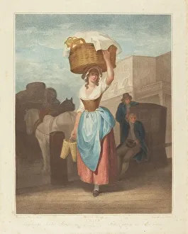 Vendramini Giovanni Prints: Strawberries, Scarlet Strawberries, published 1795. Creator: Giovanni Vendramini