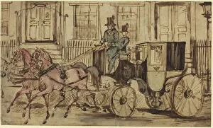 Guys Constantinus Prints: The Strawberry Roans. Creator: Constantin Guys
