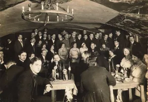 The Stray Dog Cabaret in Saint Petersburg, 1913