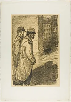 Stray Dogs, 1915. Creator: Theophile Alexandre Steinlen