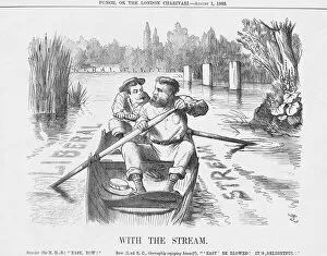 Liberalism Collection: With the Stream, 1885. Artist: Joseph Swain