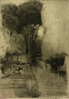 Stream Gallery: Mill Stream, 1899. Creator: Donald Shaw MacLaughlan