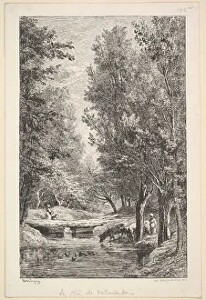 A Stream in the Mondois Valley, 1835-78. Creator: Charles Francois Daubigny