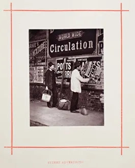Smith Adolphe Collection: Street Advertising, 1877. Creator: John Thomson