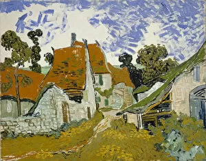 Auvers Sur Oise Gallery: Street in Auvers-sur-Oise. Artist: Gogh, Vincent, van (1853-1890)