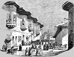 Street in Bucharest; Wallachia, 1854. Creator: Unknown
