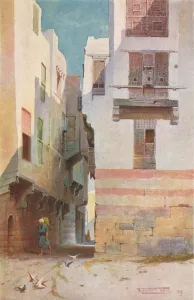 R Talbot Kelly Prints: A Street in Bulak, c1880, (1904). Artist: Robert George Talbot Kelly