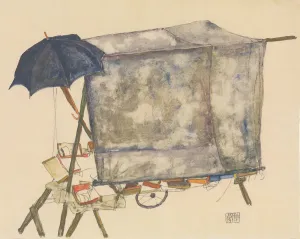 Street Cart, 1914. Creator: Egon Schiele