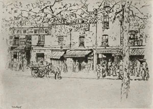 Chelsea Kensington And Chelsea London England Collection: The Street, Chelsea Embankment, 1888-89. Creator: Theodore Roussel