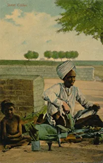 Street Cobler, c1900