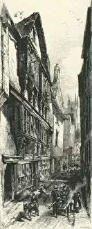 Hand Cart Gallery: Street in Dartmouth, c1870