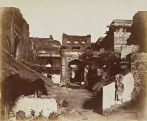 Uttar Pradesh Gallery: Street in Fatehpur Sikri, India, 1858-62. Creator: John Murray