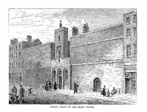 Fleet Prison Collection: Street Front of the Fleet Prison, 1878