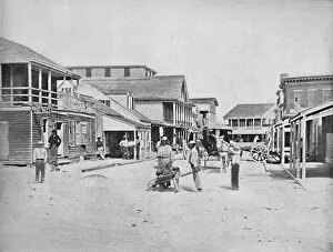 Wheelbarrow Gallery: Street in Key West, Florida, c1897. Creator: Unknown